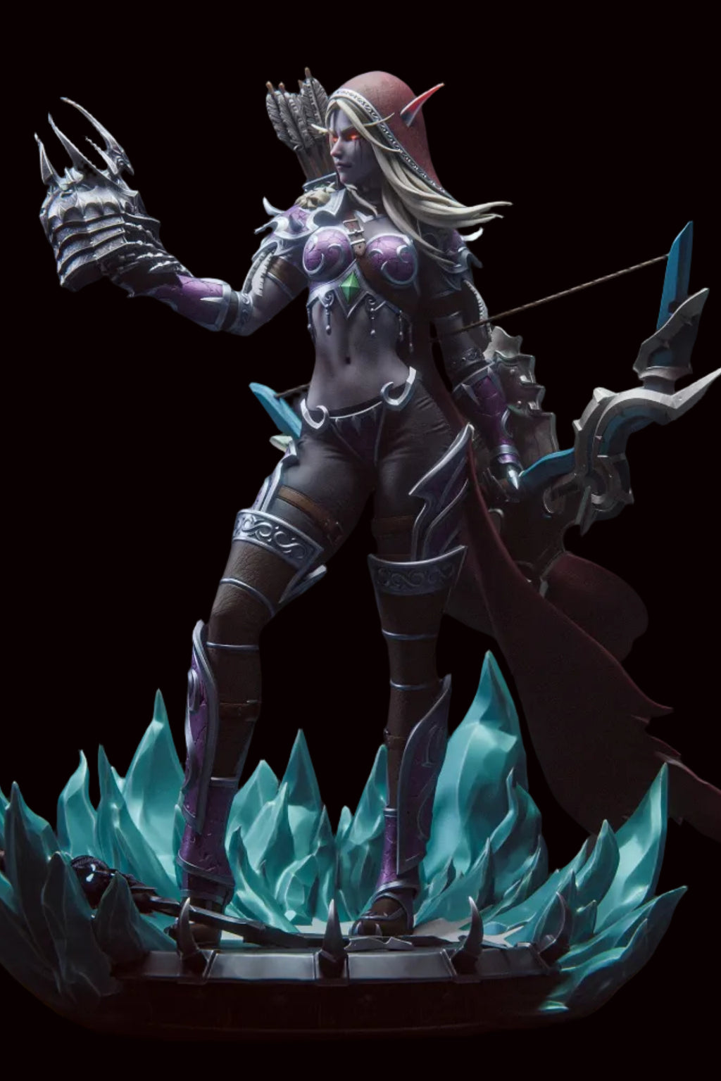 Sylvanas Windrunner | Warcraft | World of Warcraft | Fan Art | Fully Magnetized Collectible Figurine