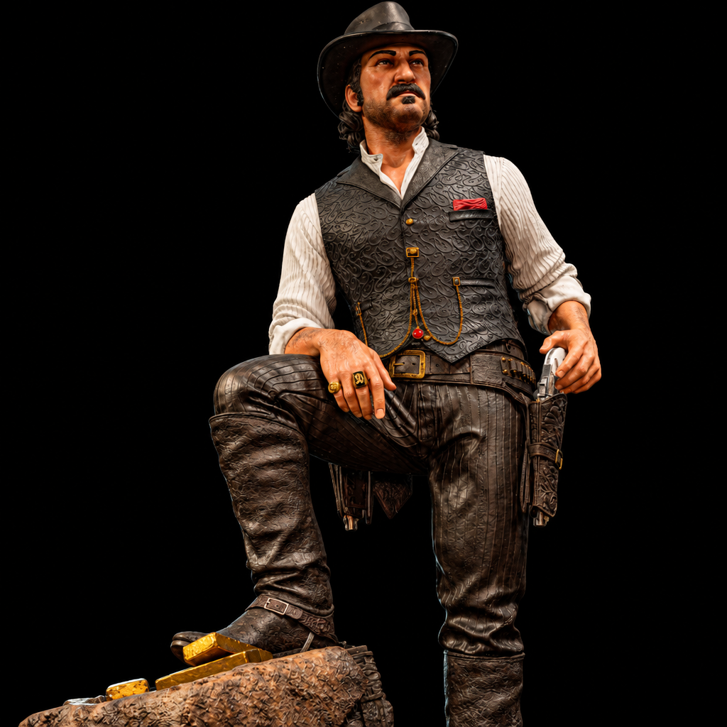 Dutch van der Linde | Red Dead Redemption 2 | Fan Art | Fully Magnetized Collectible Figurine