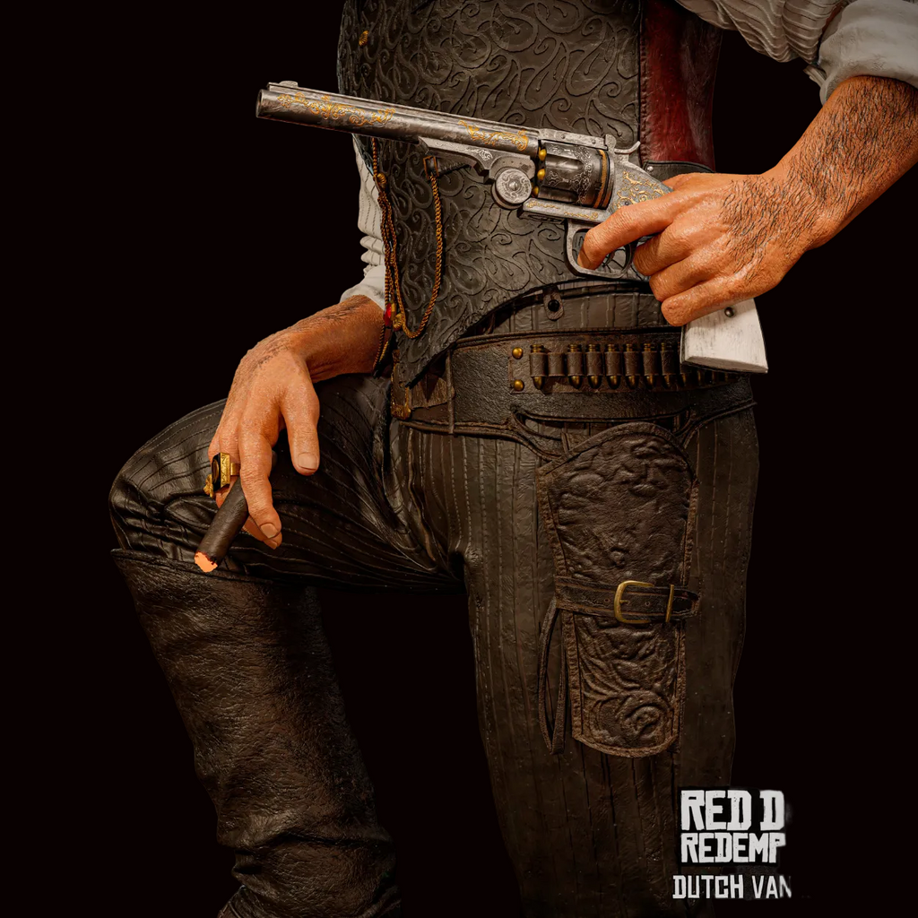 Dutch van der Linde | Red Dead Redemption 2 | Fan Art | Fully Magnetized Collectible Figurine