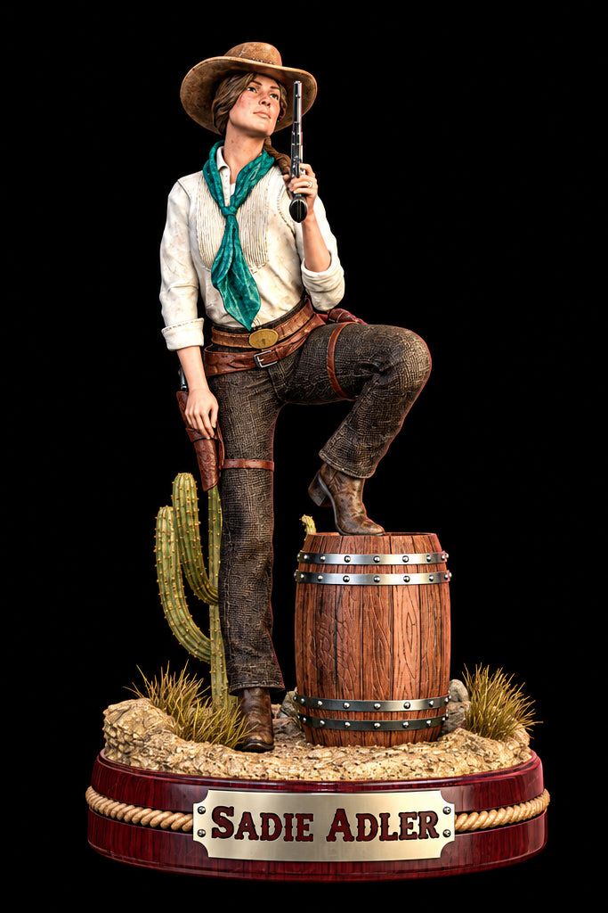 Sadie Adler | Red Dead Redemption 2 | Fan Art | Fully Magnetized Collectible Figurine