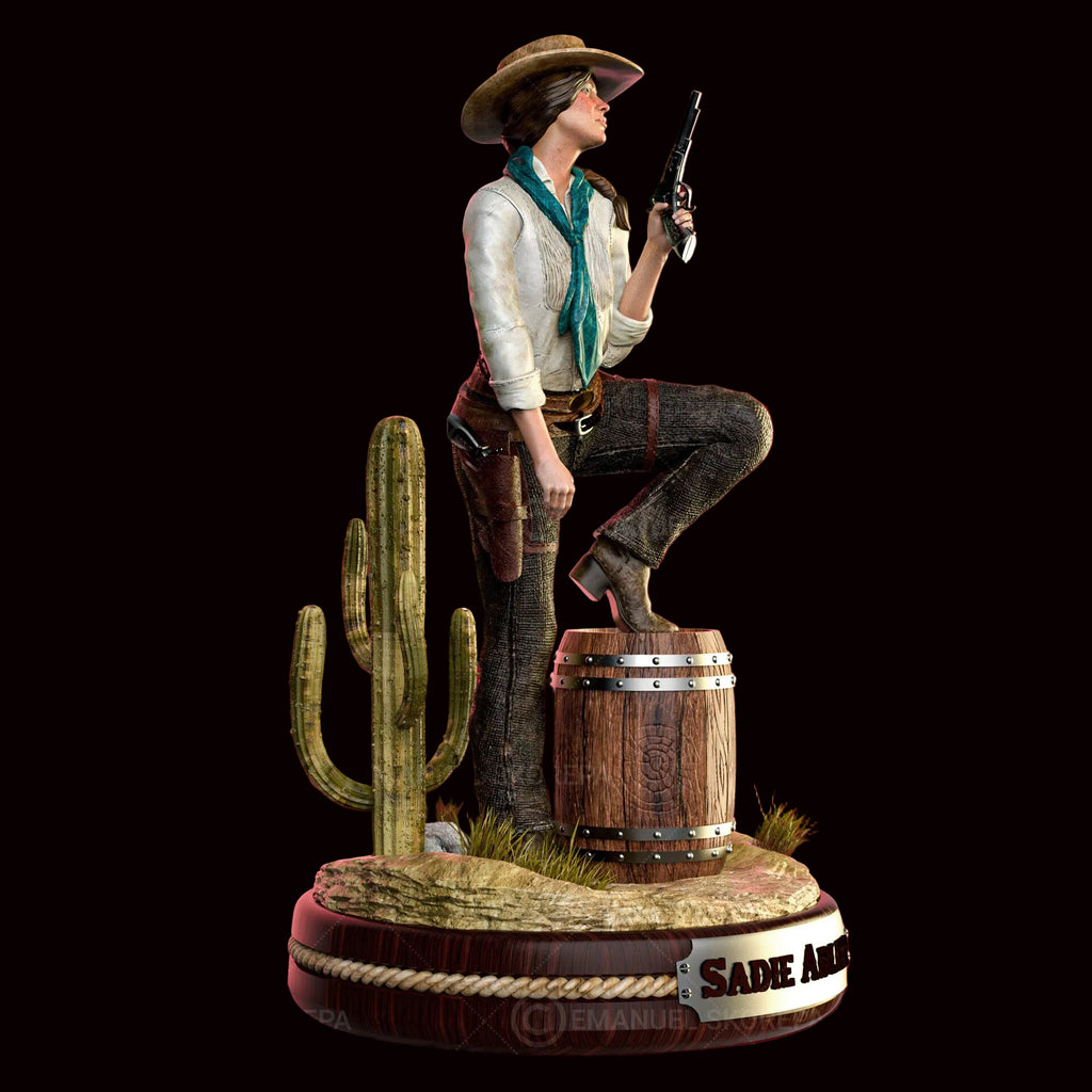 Sadie Adler | Red Dead Redemption 2 | Fan Art | Fully Magnetized Collectible Figurine