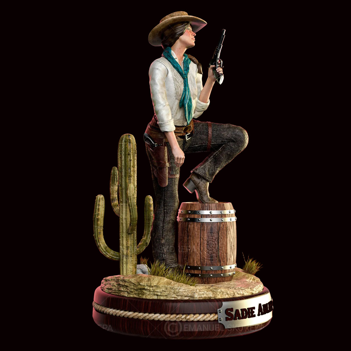 Sadie Adler | Red Dead Redemption 2 | Fan Art | Fully Magnetized Collectible Figurine