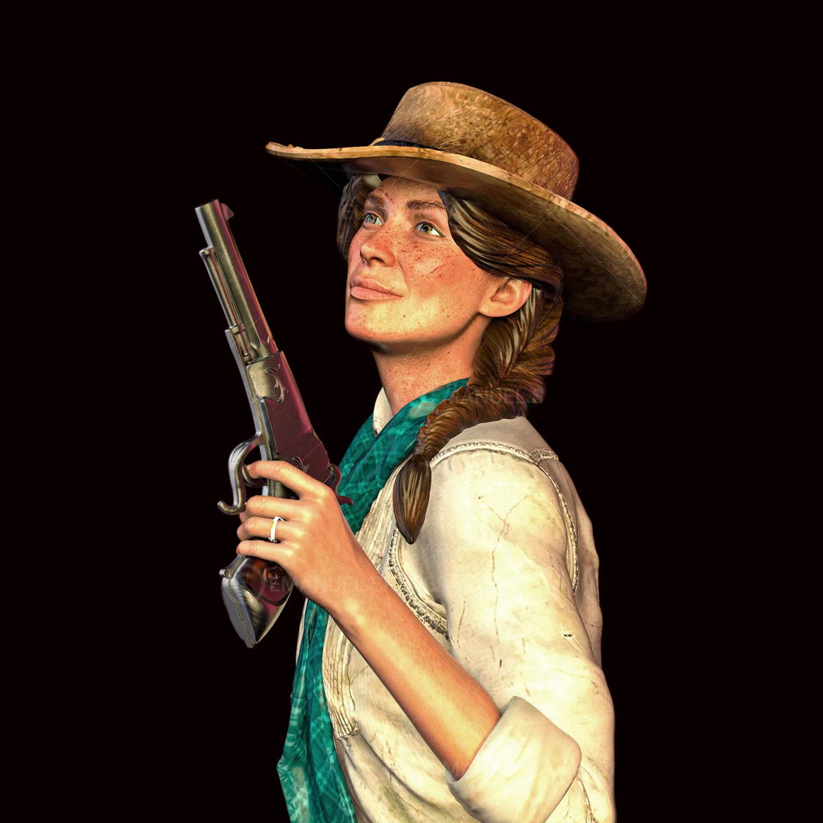 Sadie Adler | Red Dead Redemption 2 | Fan Art | Fully Magnetized Collectible Figurine