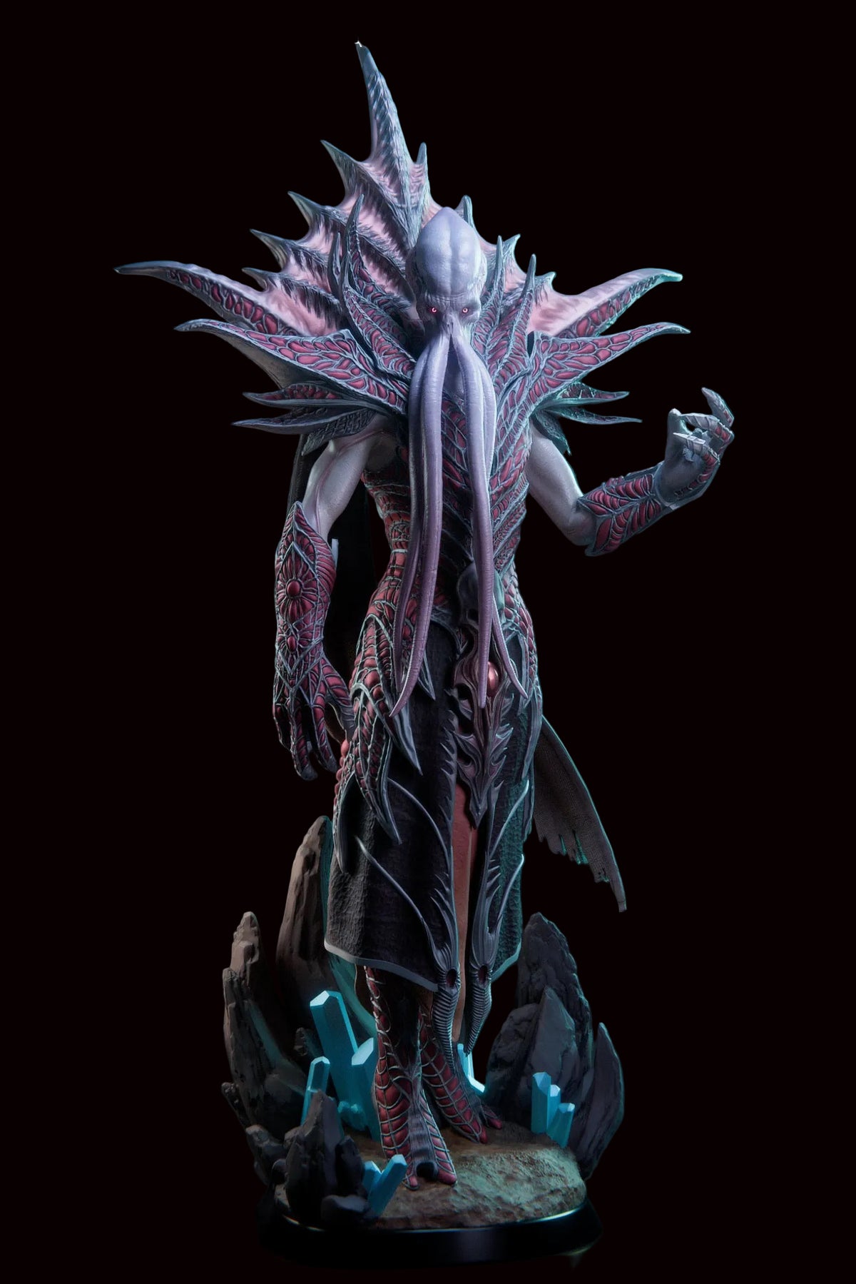 The Emperor (Mind Flayer) | Baldur's Gate 3 | Fan Art | Fully Magnetized Figurine