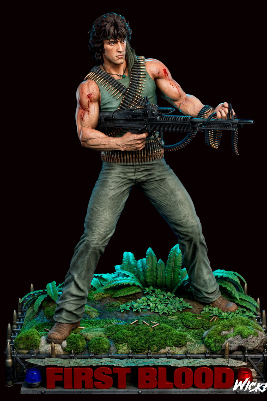 John Rambo | Rambo: First Blood Part II | Fan Art | Fully Magnetized Figurine