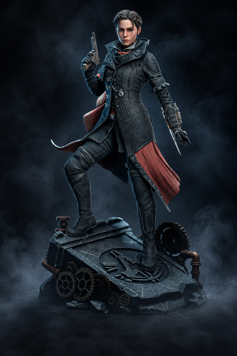 Іві Фрай | Assassin’s Creed Syndicate | Фан-арт | Повністю магнітна колекційна фігурка