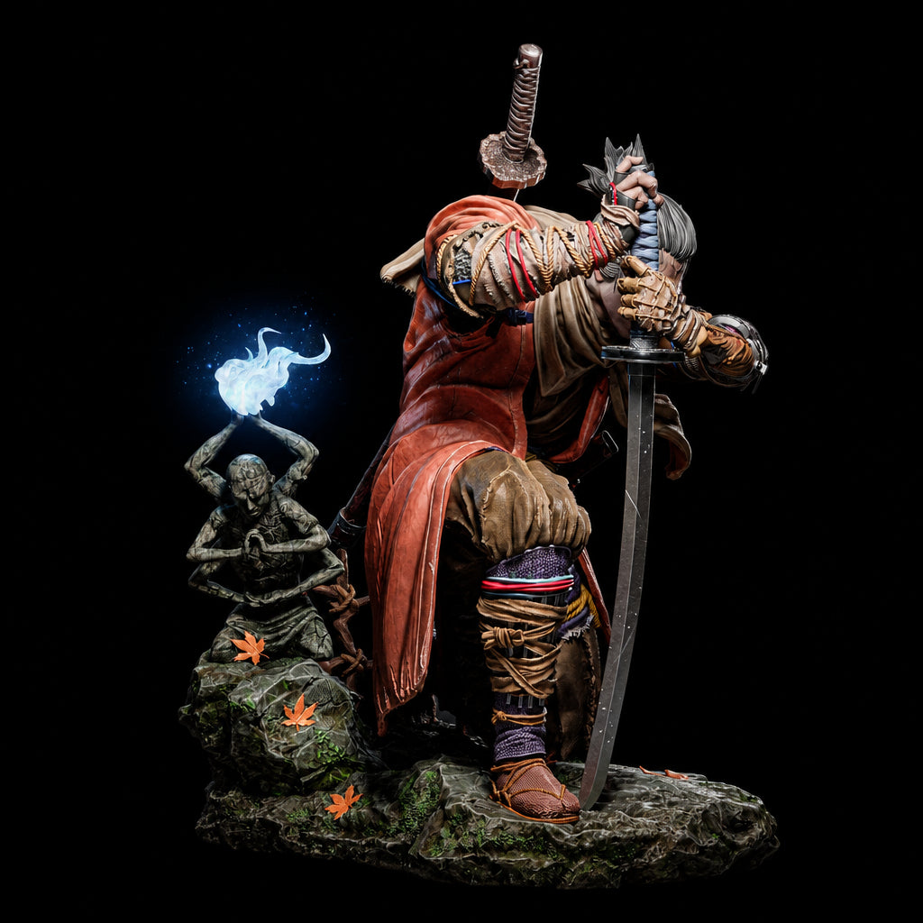 Wolf | Sekiro: Shadows Die Twice | Fan Art | Fully Magnetized Collectible Figurine