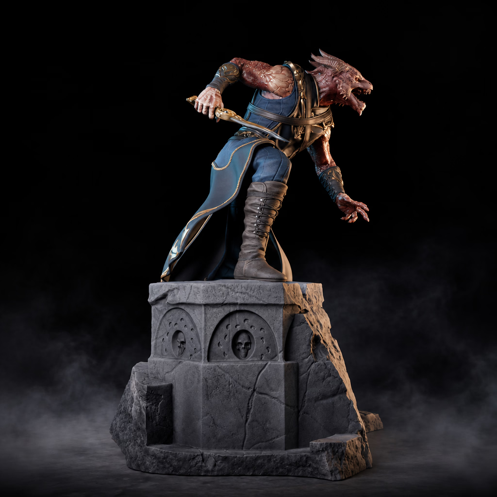 The Dark Urge | Baldur's Gate 3 | Fan Art | Fully Magnetized Collectible Figurine