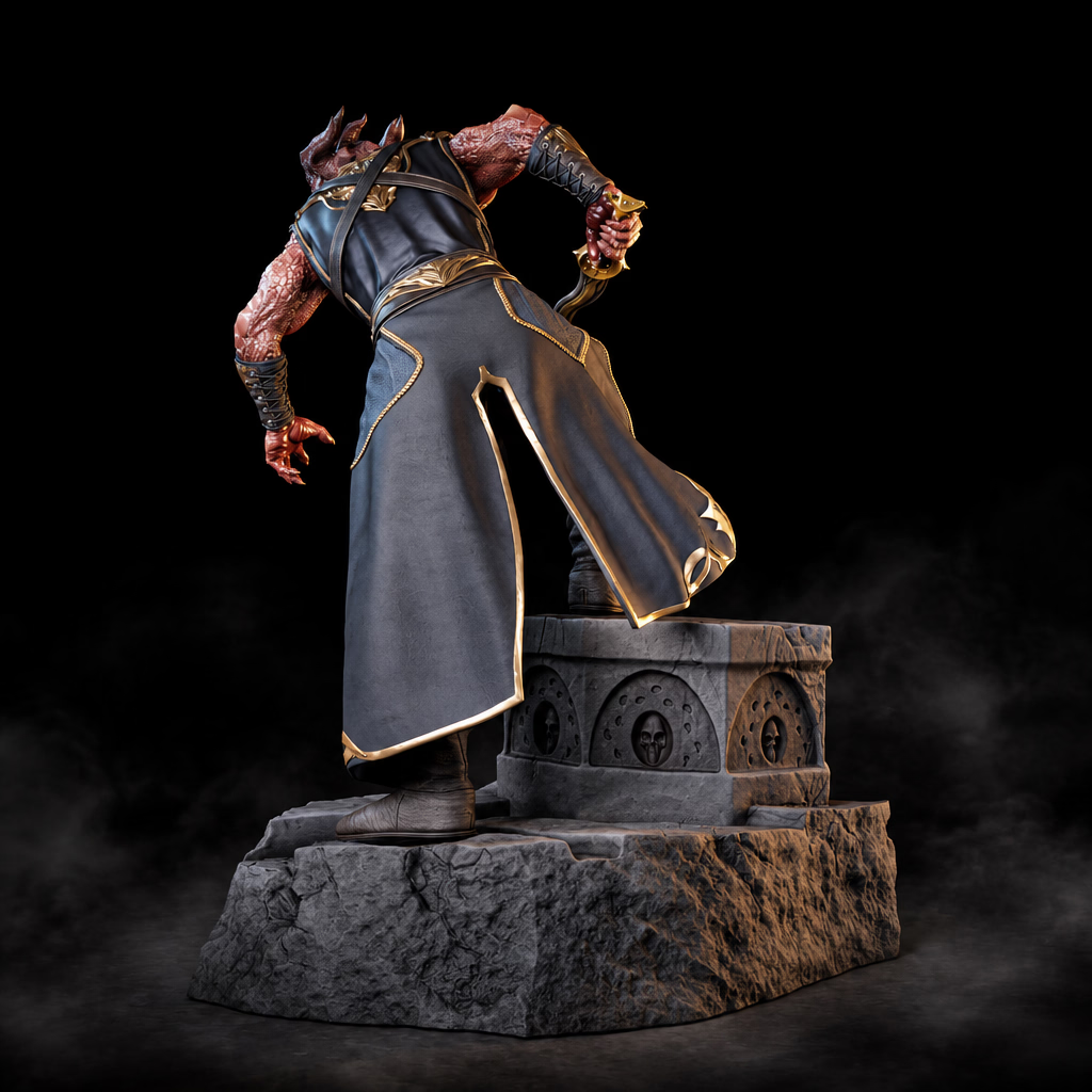 The Dark Urge | Baldur's Gate 3 | Fan Art | Fully Magnetized Collectible Figurine