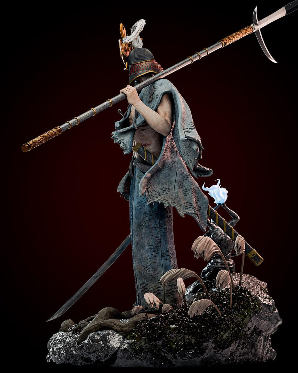 Isshin Ashina | Sekiro: Shadows Die Twice | Fan Art | Fully Magnetized Collectible Figurine