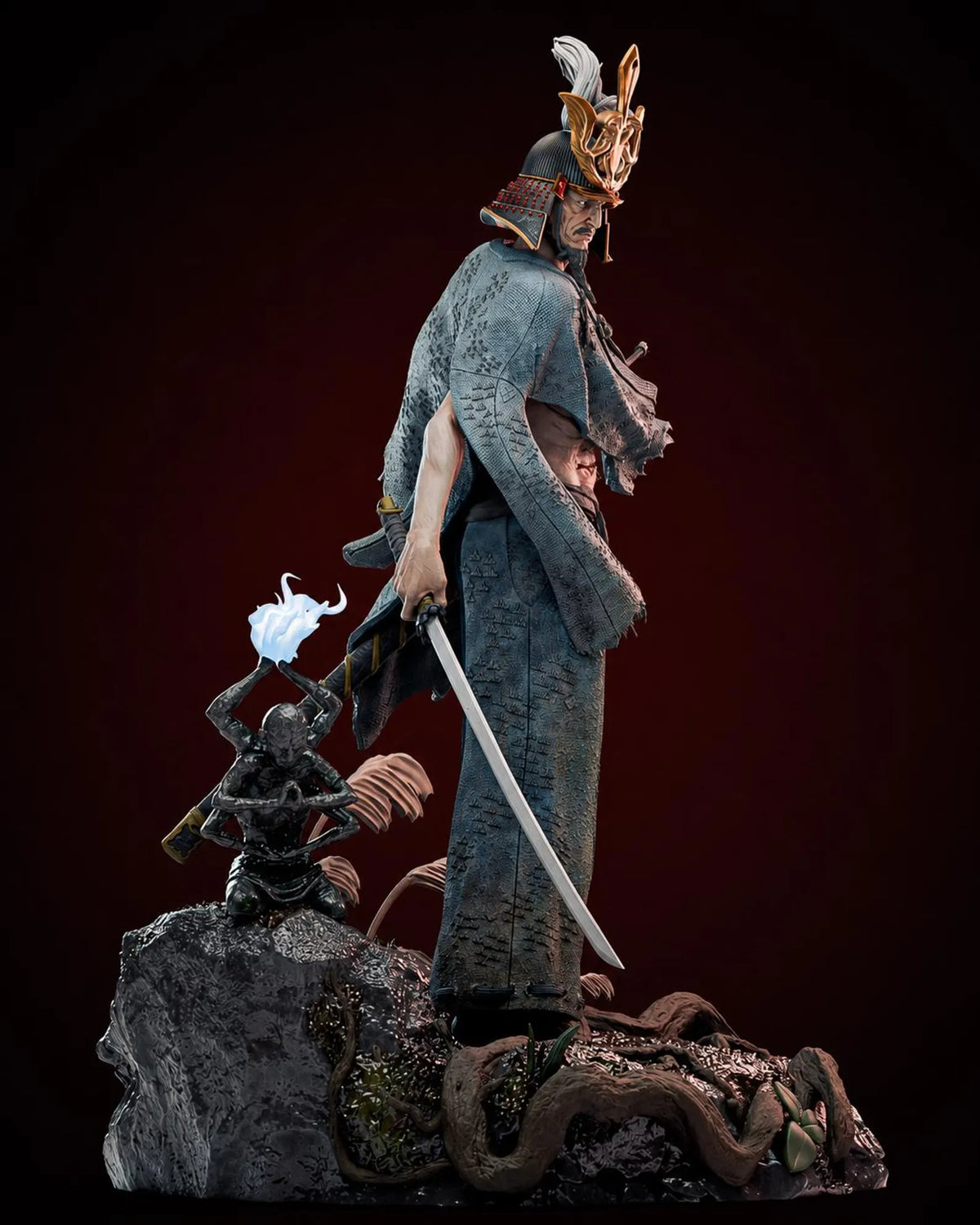 Isshin Ashina | Sekiro: Shadows Die Twice | Fan Art | Fully Magnetized Collectible Figurine