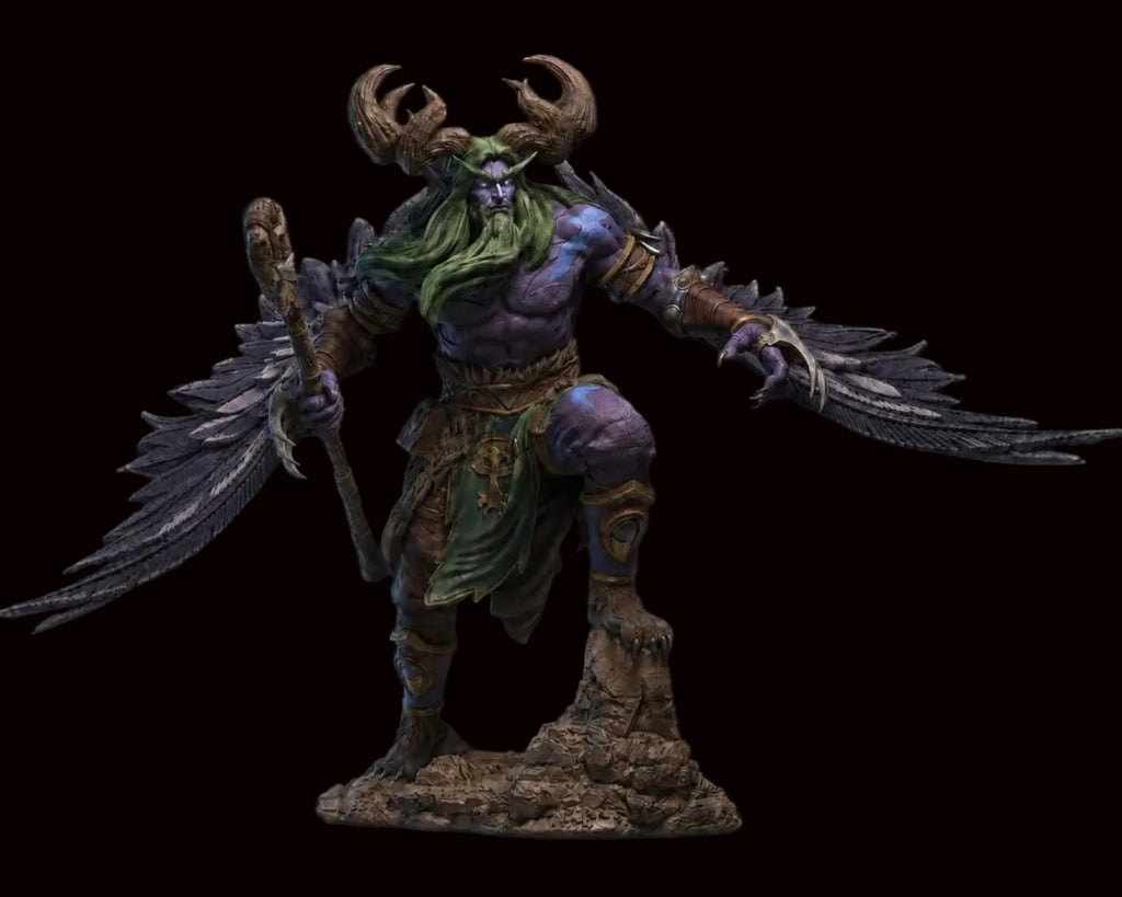 Malfurion Stormrage | Warcraft | World of Warcraft | Fan Art | Fully Magnetized Collectible Figurine