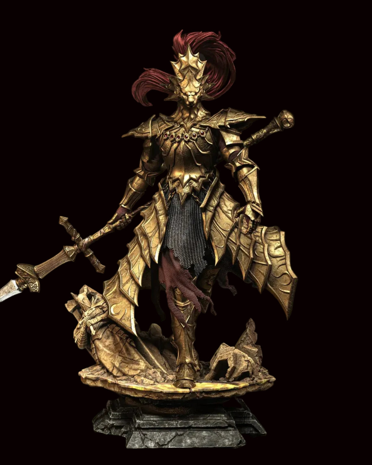 Dragon Slayer Ornstein | Dark Souls | Fan Art | Fully Magnetized Collectible Figurine