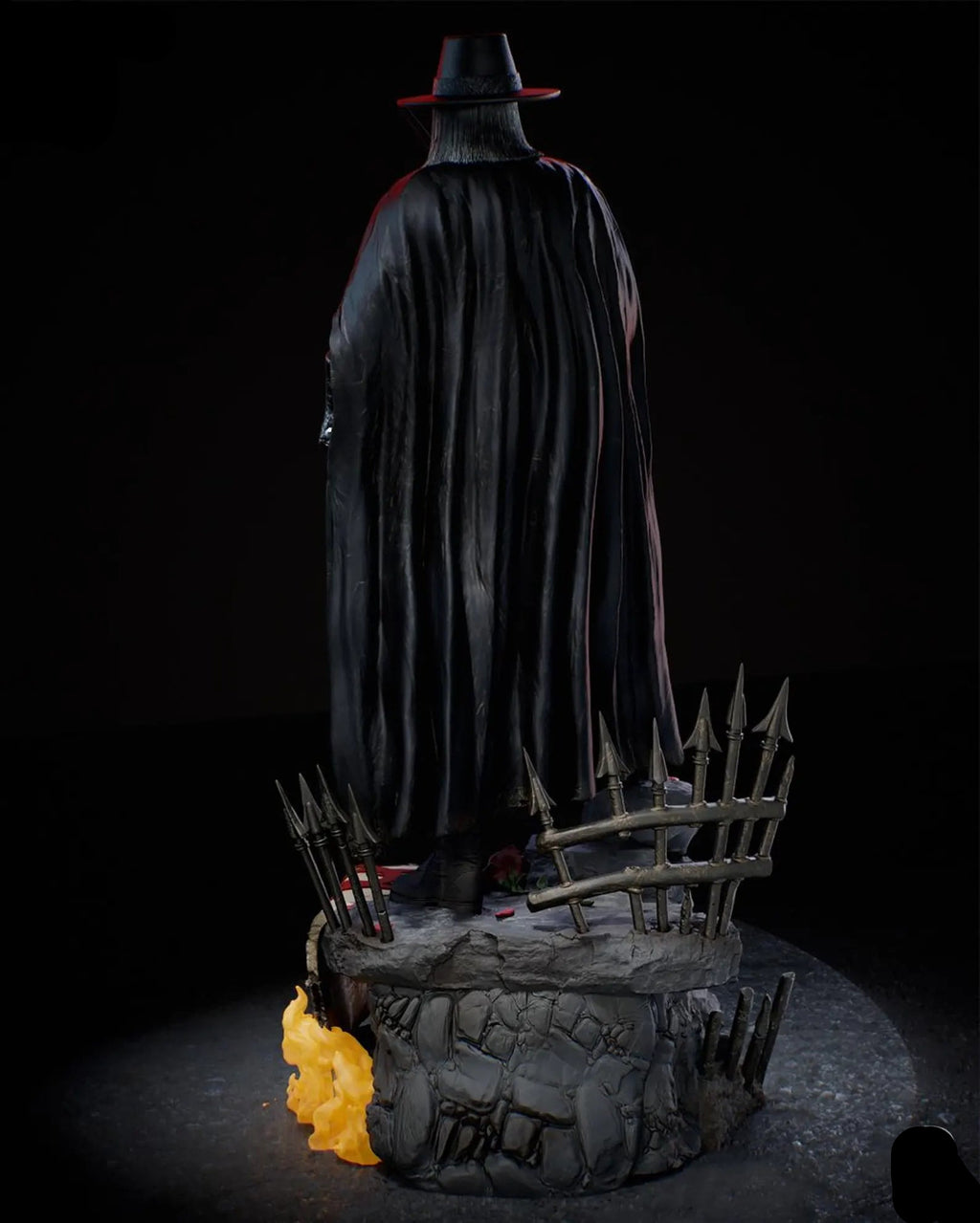 V for Vendetta | V | Movie Collectible | Fan Art | Fully Magnetized Figurine