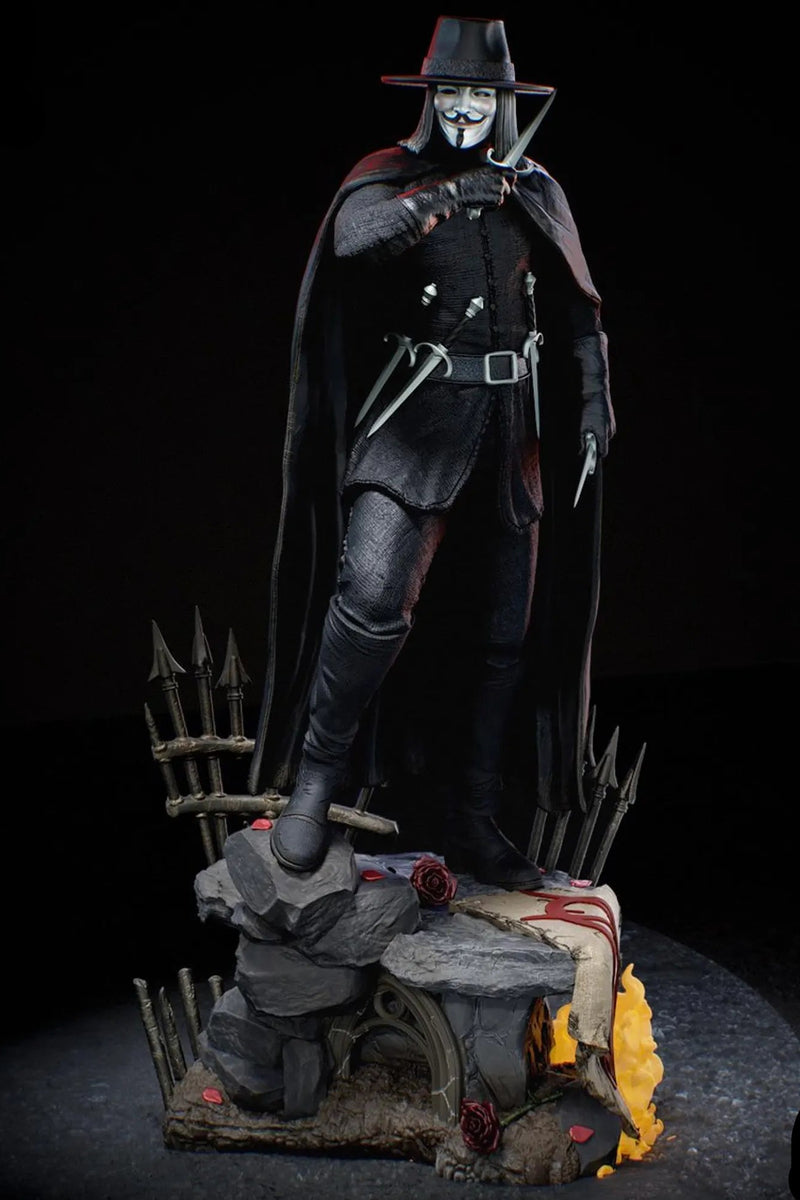 V for Vendetta | V | Fan Art | Fully Magnetized Figurine