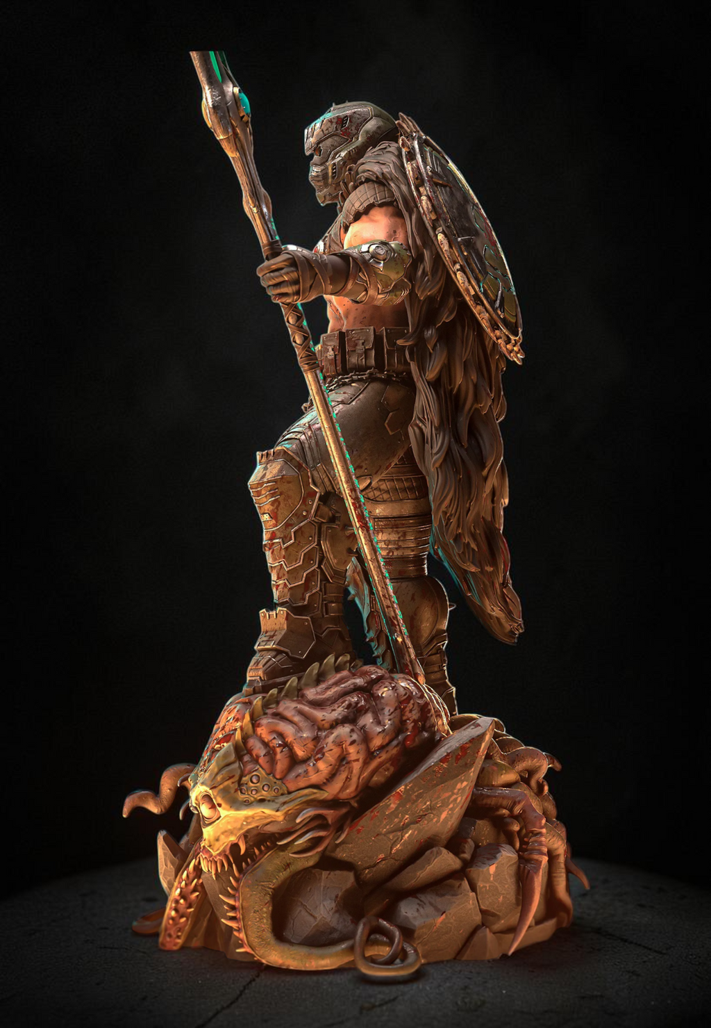 Doom Slayer | DOOM: The Dark Ages | Premium Fan Art | Fully Magnetized Collectible Figurine