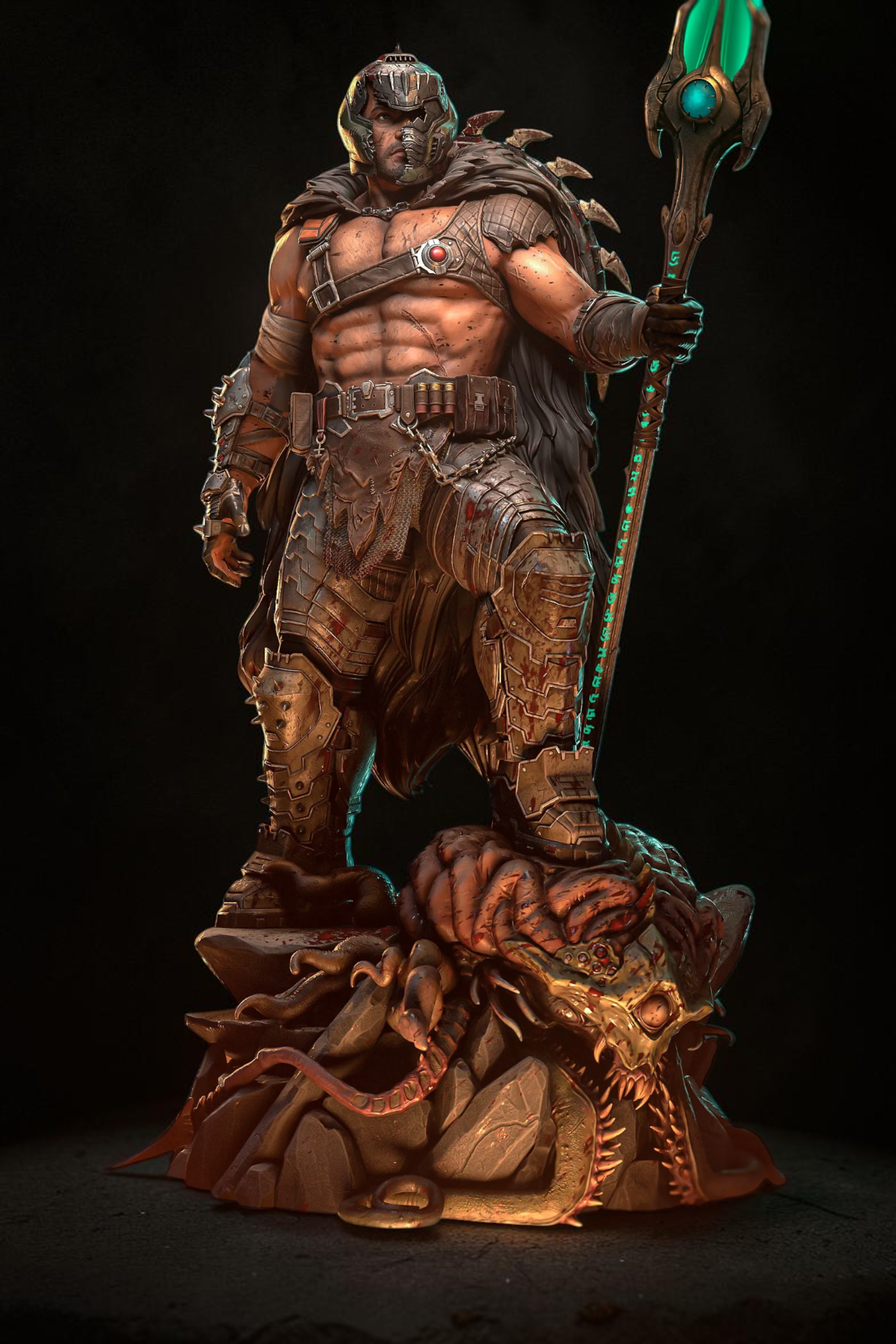Doom Slayer | DOOM: The Dark Ages | Premium Fan Art | Fully Magnetized Collectible Figurine