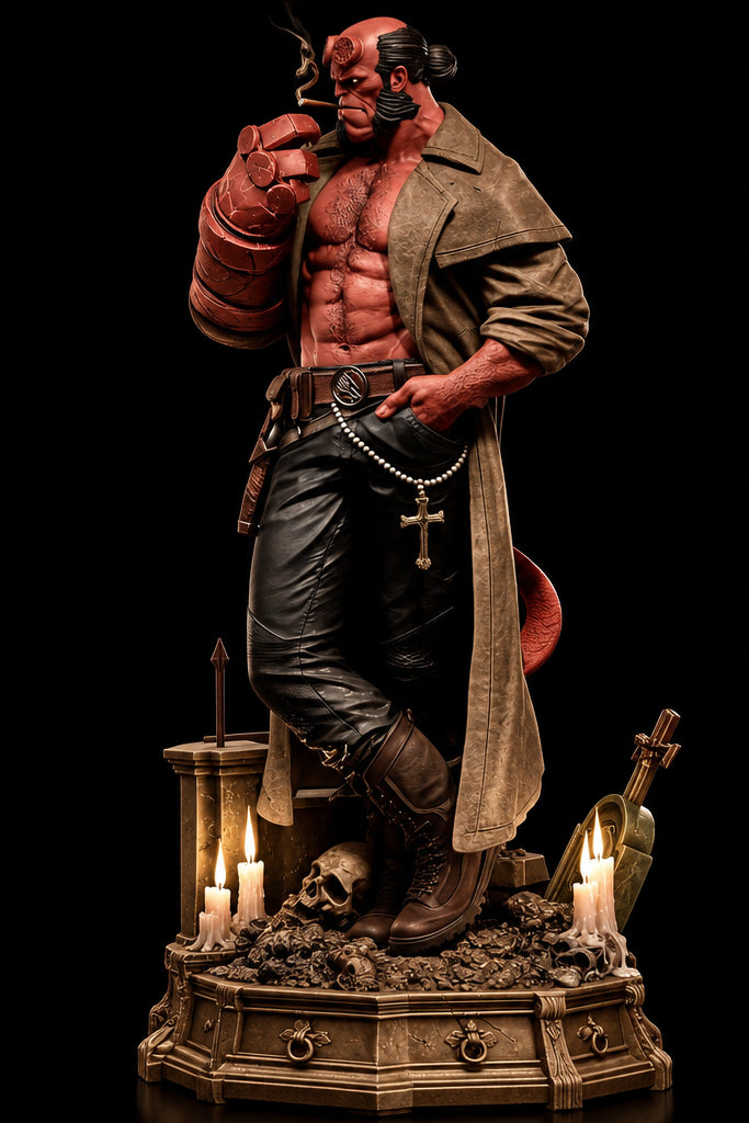 Hellboy | Dark Horse Comics | Fan Art | Fully Magnetized Collectible Figurine