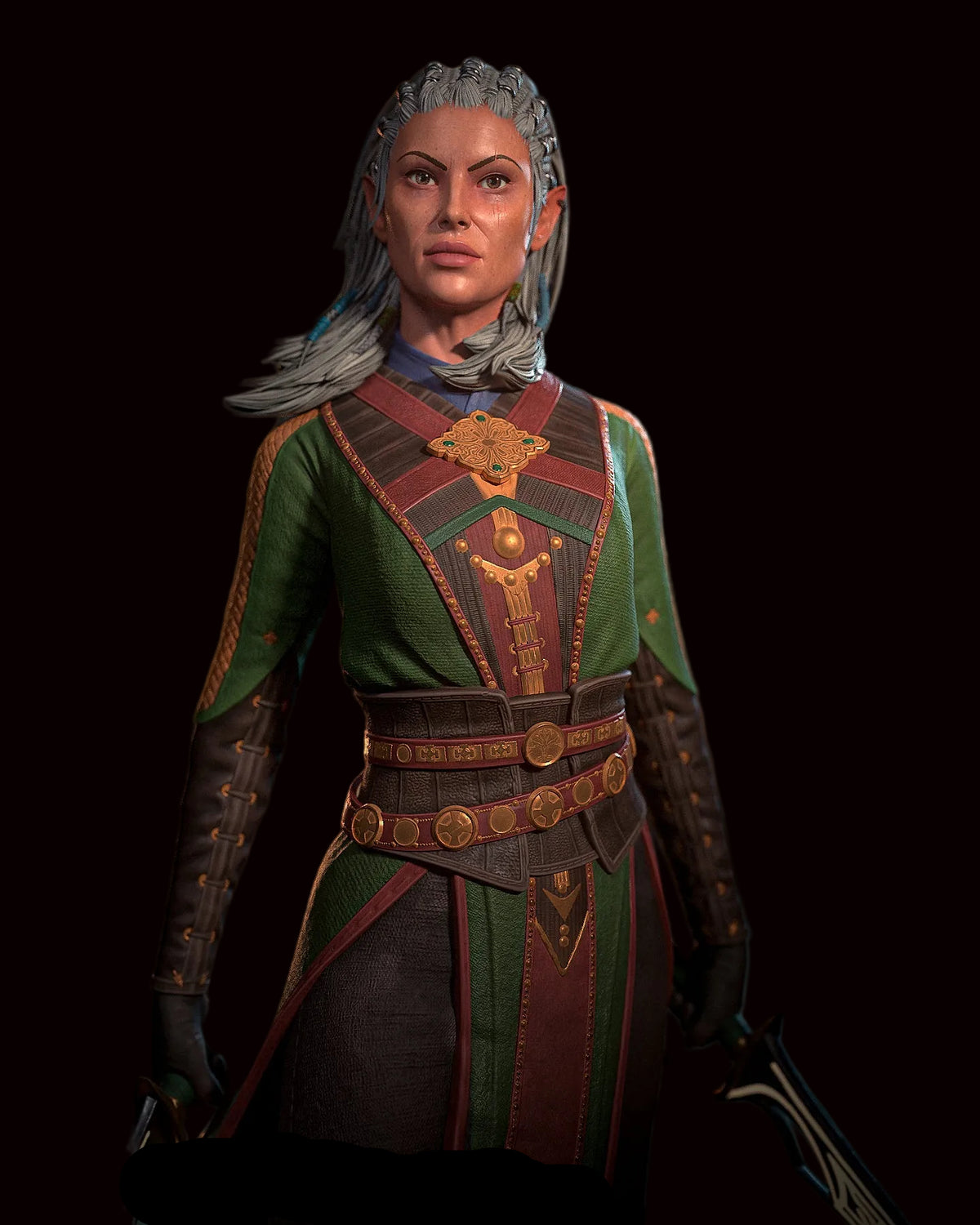 Jaheira | Baldur's Gate 3 | Fan Art | Fully Magnetized Figurine