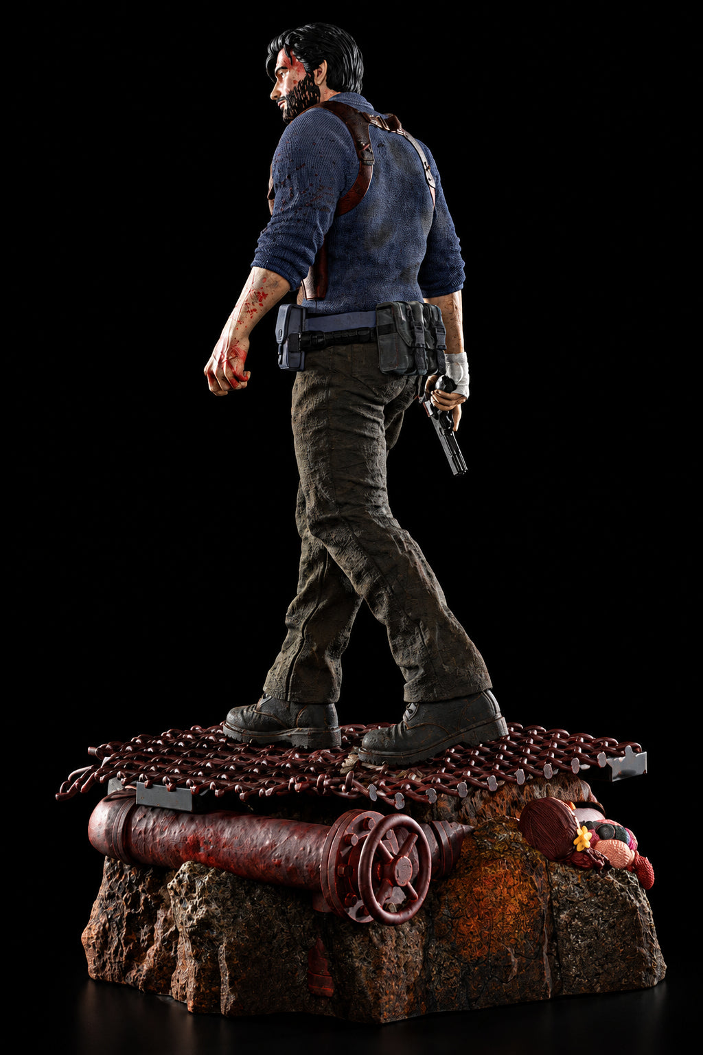 Sebastian Castellanos | The Evil Within | Gaming Collectible | Fan Art | Fully Magnetized Figurine