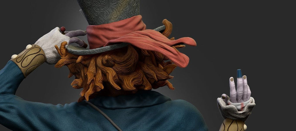 Mad Hatter | Alice in Wonderland | Movie Collectible | Fan Art | Fully Magnetized Figurine