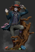 Mad Hatter | Alice in Wonderland | Movie Collectible | Fan Art | Fully Magnetized Figurine