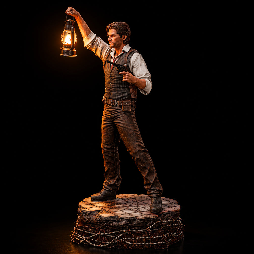 Sebastian Castellanos | The Evil Within | Gaming Collectible | Fan Art | Fully Magnetized Figurine