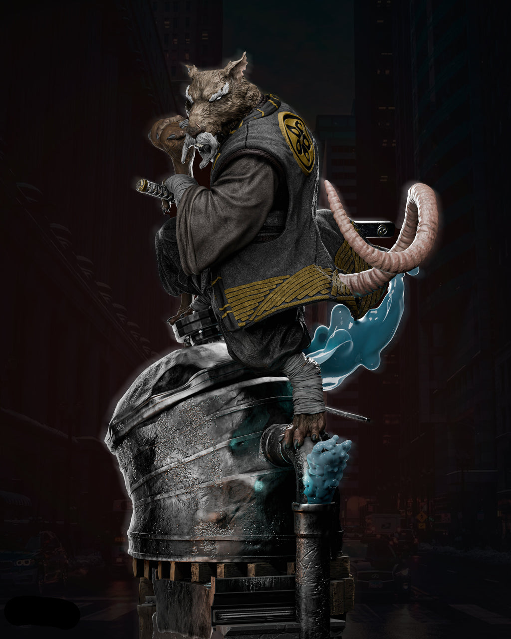 Master Splinter | Teenage Mutant Ninja Turtles | Fan Art | Fully Magnetized Figurine