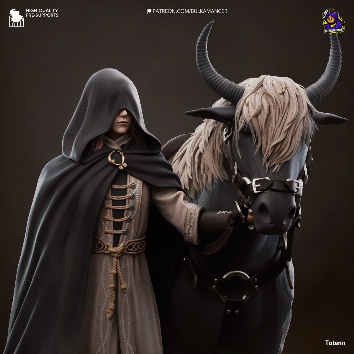 Melina & Torrent | Elden Ring | Fan Art | Fully Magnetized Figurine
