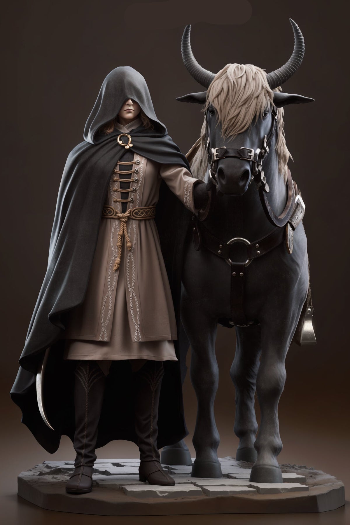 Melina & Torrent | Elden Ring | Fan Art | Fully Magnetized Figurine