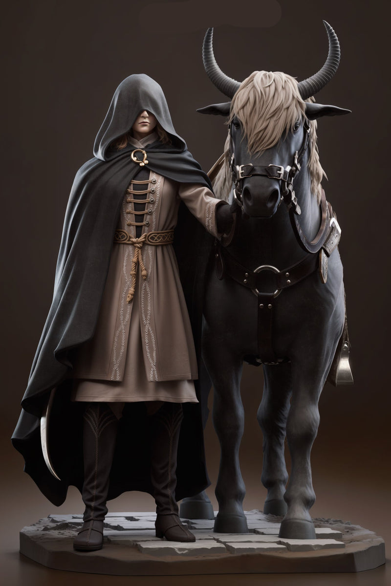 Melina & Torrent | Elden Ring | Fan Art | Fully Magnetized Figurine