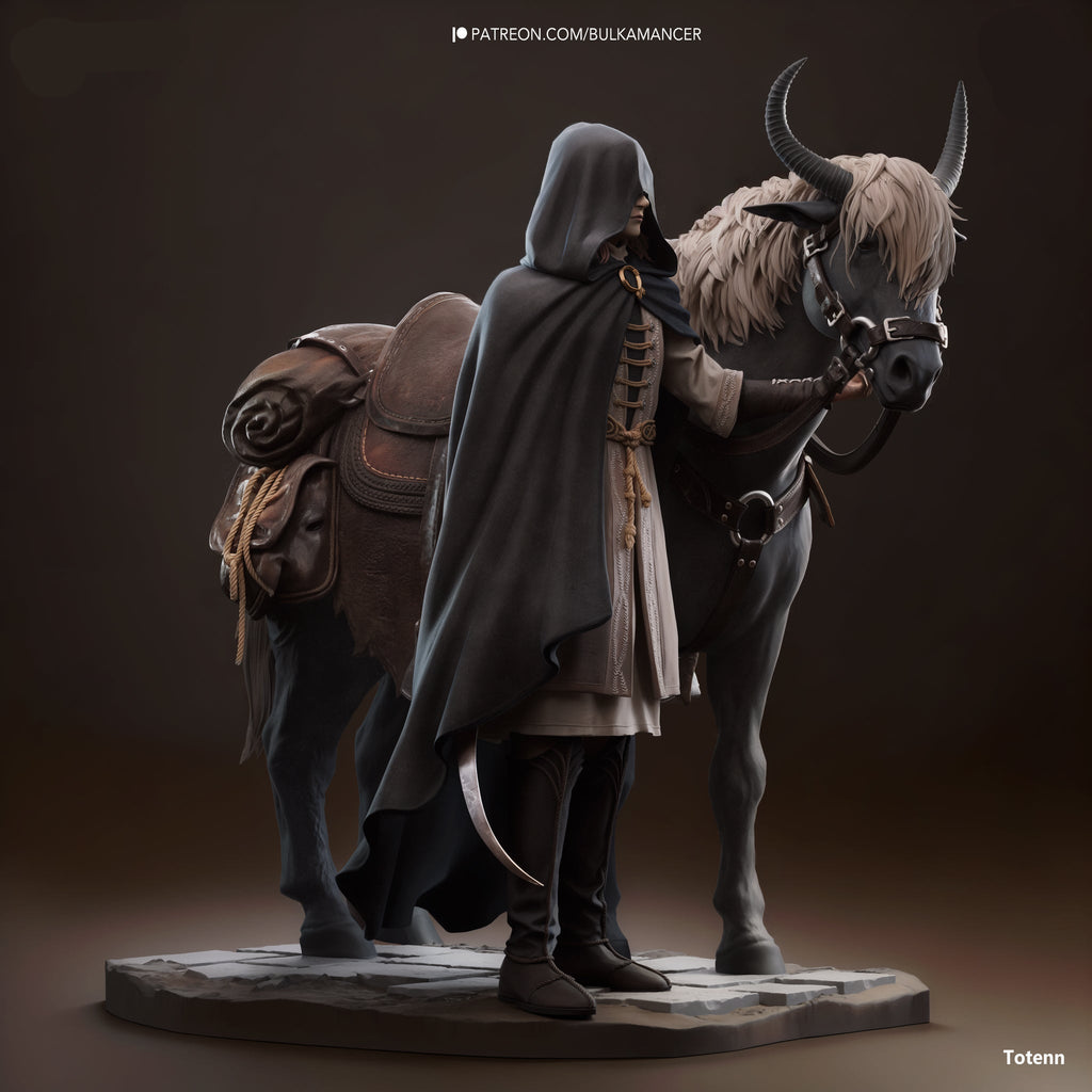 Melina & Torrent | Elden Ring | Fan Art | Fully Magnetized Figurine