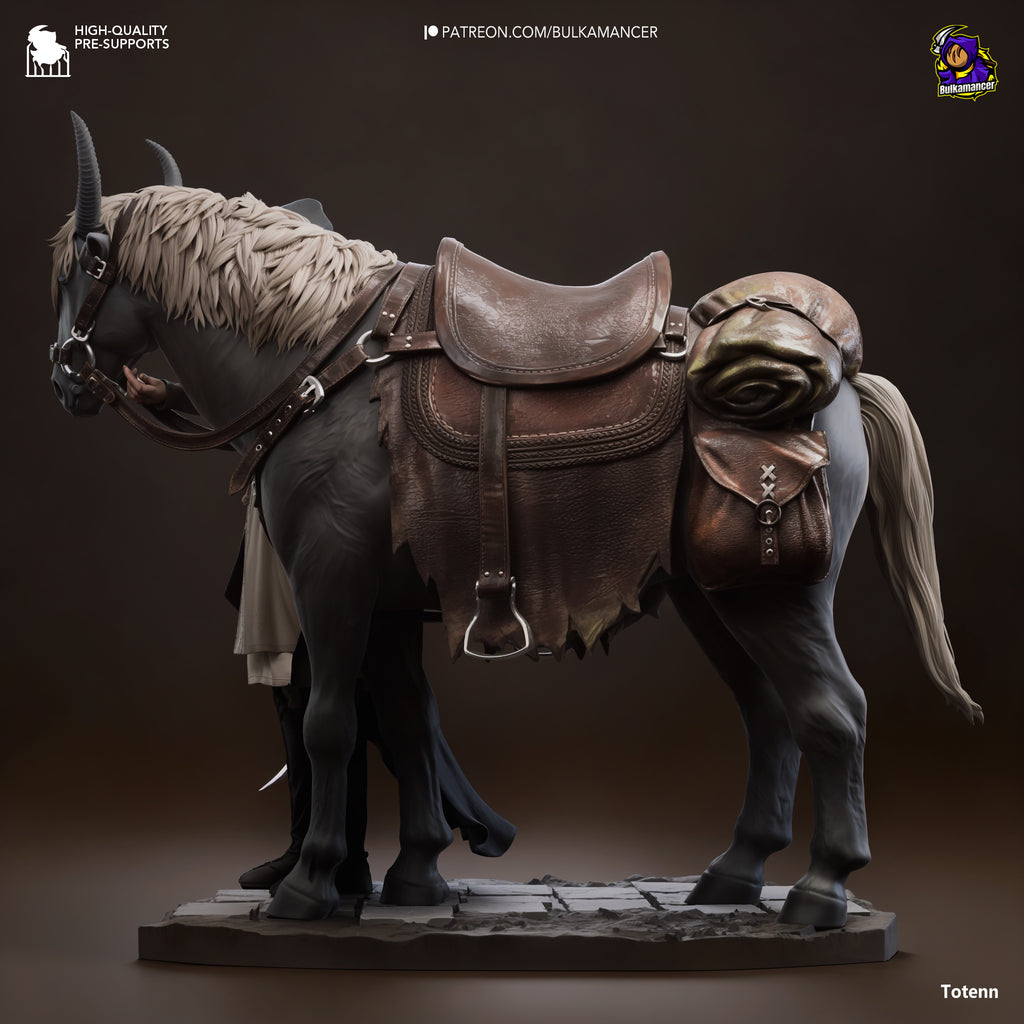Melina & Torrent | Elden Ring | Fan Art | Fully Magnetized Figurine