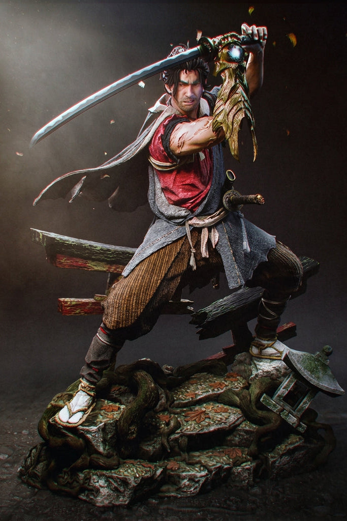 Miyamoto Musashi | Onimusha: Way of the Sword | Fan Art | Fully Magnetized Figurine