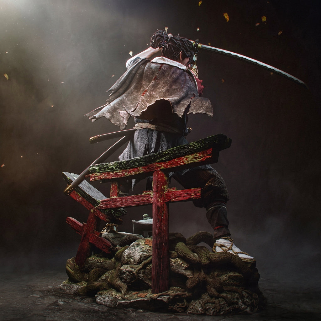 Miyamoto Musashi | Onimusha: Way of the Sword | Fan Art | Fully Magnetized Figurine
