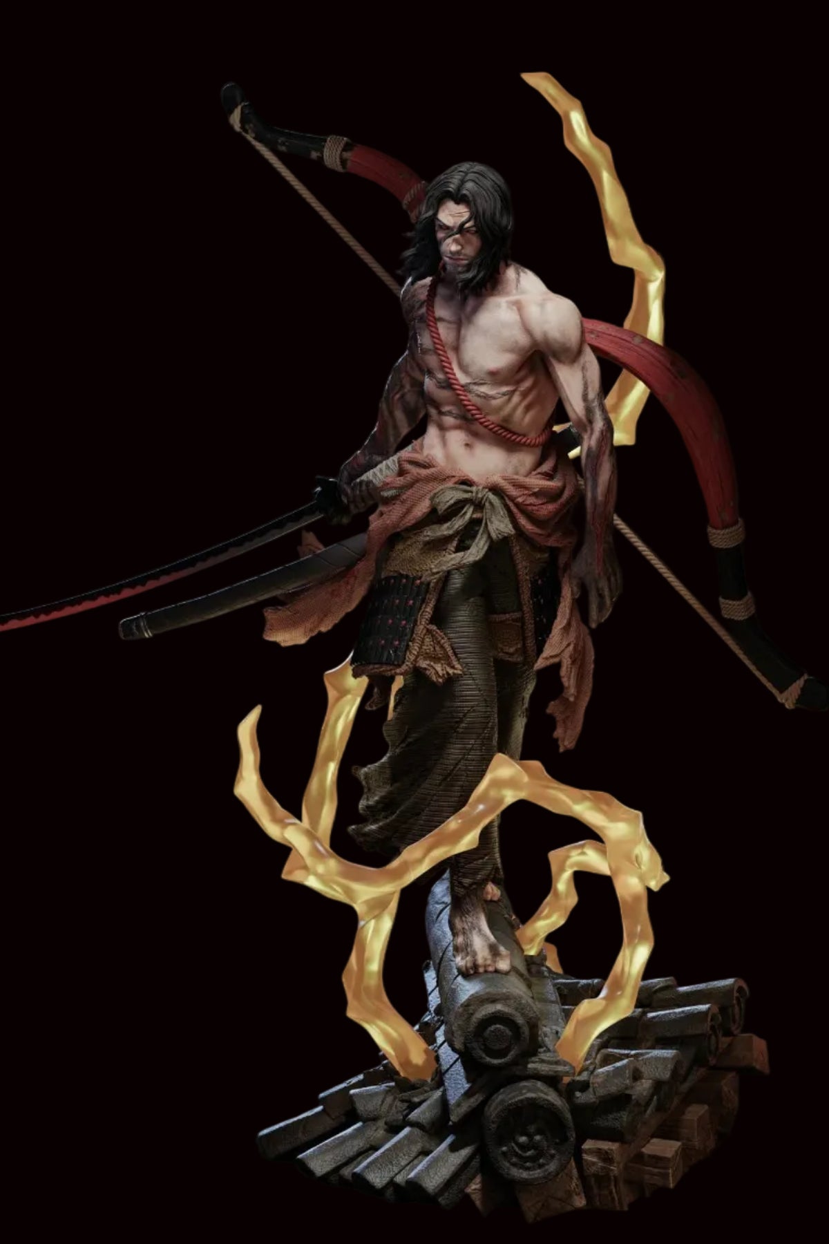 Genichiro Ashina | Sekiro: Shadows Die Twice | Fan Art | Fully Magnetized Collectible Figurine
