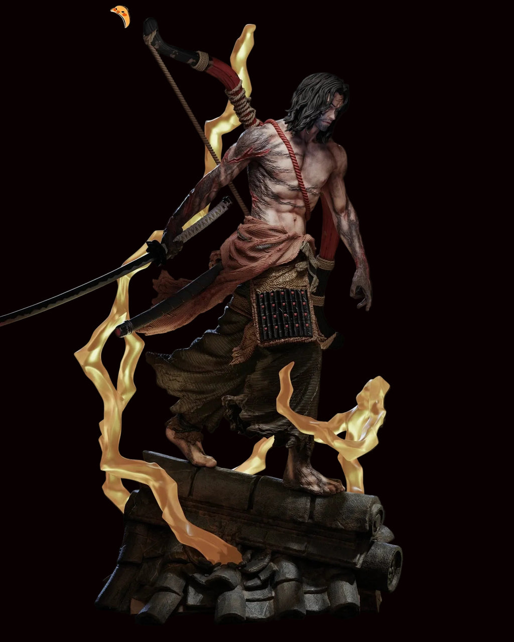Genichiro Ashina | Sekiro: Shadows Die Twice | Fan Art | Fully Magnetized Collectible Figurine