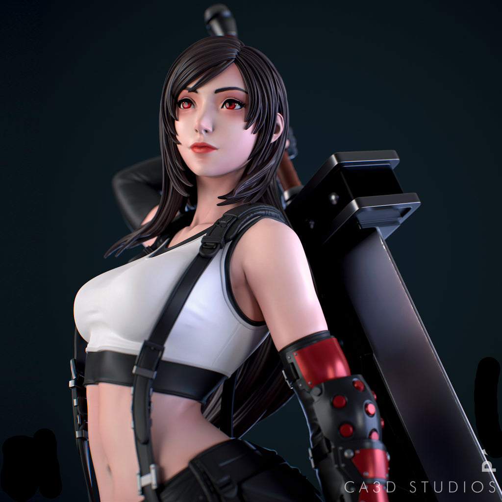 Tifa Lockhart | Final Fantasy VII | Fan Art | Fully Magnetized Figurine