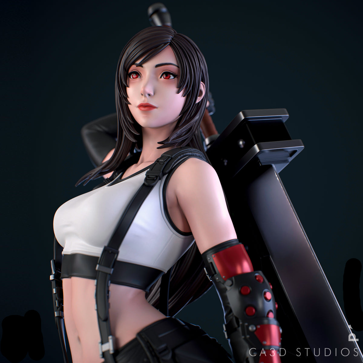 Tifa Lockhart | Final Fantasy VII | Fan Art | Fully Magnetized Figurine