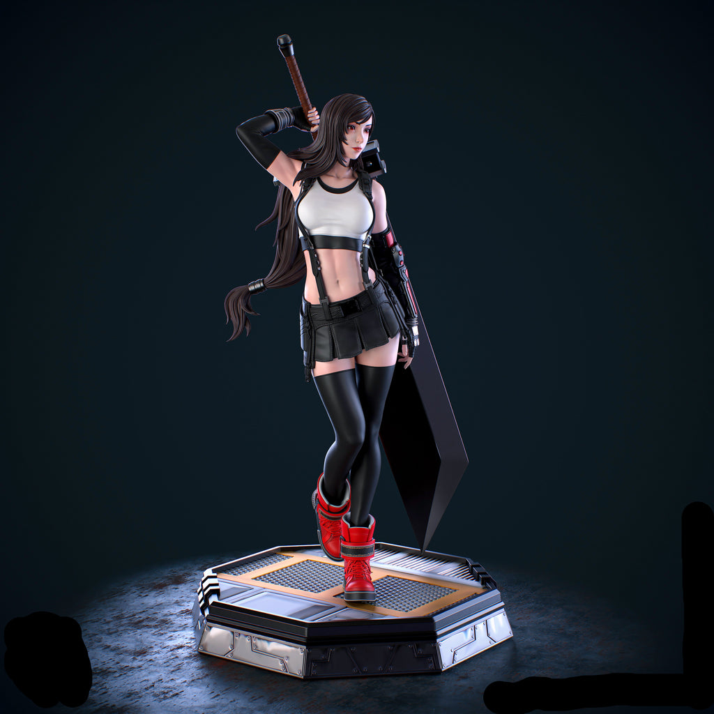 Tifa Lockhart | Final Fantasy VII | Fan Art | Fully Magnetized Figurine