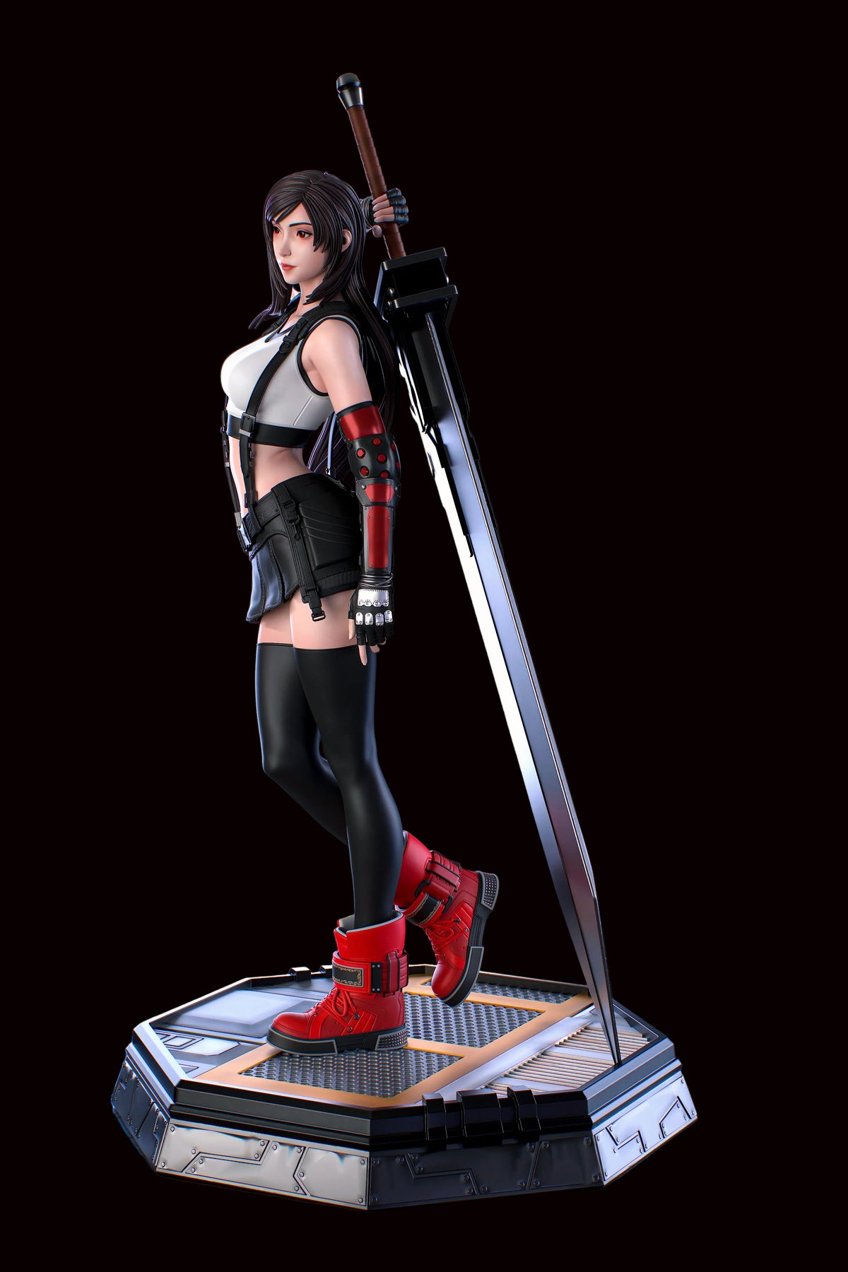 Tifa Lockhart | Final Fantasy VII | Fan Art | Fully Magnetized Figurine
